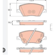 Ölmez Oto Yedek Parça Dısk Balata Fıat Egea On PRO7528 GDB2151