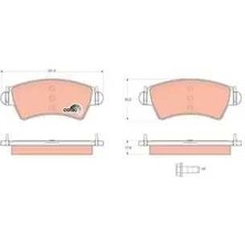 Ölmez Oto Yedek Parça Dısk Balata PEJO-206 1,6 09/99 On GDB1385