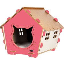 Feyza Design Genis Kedi Evi Pencereli, Rahat ve Güvenli Yaşam Alanı