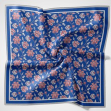 Piramit Naturel Eşarp | Dantel