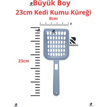 Feyza Design Büyük Boy Kedi Kumu Küreği 23CM, Pratik ve Kullanışlı Tasarım