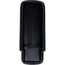 Premium Quality Pq Siyah Karbon Desenli Ikili Deri Puro Kılıfı