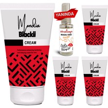 Blackii 4 Tane Erkeğin 3 Isteğine Özel 3 Faktör Özellikli Penisinize Bakım Kremi + Afrodizayn Masaj Yağı