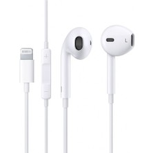 Schitec E11 Tak Çalıştır Lightning Kulak Içi Mikrofonlu Kablolu Kulaklık Beyaz
