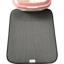 Feyza Design Gri Kedi Tuvalet Önü Paspası 60X45 Cm, Temiz ve Kullanışlı Tasarım