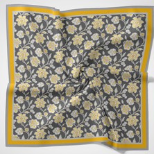 Piramit Naturel Eşarp | Dantel