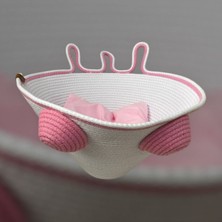 Feyza Design Rüya Gibi Pembe Beyaz Minderli Kedi Yatağı, Konfor ve Şıklık Bir Arada