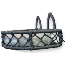 Feyza Design Füme Renkli Kedi Duvar Yatağı ve Koltuğu, Şık ve Konforlu Tasarım