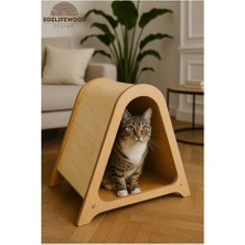 Feyza Design Yumuşak ve Konforlu Kedi Evi, Rahat ve Şık Tasarım, Evcil Dostlar Için Ideal
