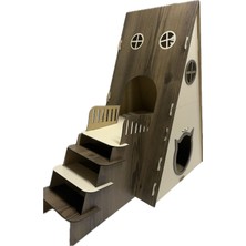 Feyza Design Yumuşak ve Şık Kedi Evi Bungalow, Konforlu ve Güvenli Alan