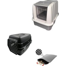 Feyza Design 3 Parça Sevimli Kedi Başlangıç Seti, Eğlenceli ve Renkli Tasarımlar