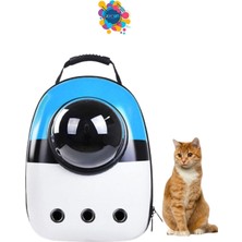 Feyza Design Sevimli Kedi Çantası Uzay Kapsülü Tasarımı Çift Omuzlu Sırt Çantası