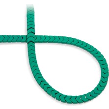 Hematit Doğal Taş Açık Yeşil Çavuş Kesim 6X3MM Dizi