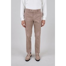 Paco Romano Erkek Bej Kadife Spor Pantolon