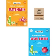 Okyanus Yayınları Okyanus 4. Sınıf Classmate Matematik ve Sosyal Bilgiler Etkinlikli Soru Bankası + Telefon Standı