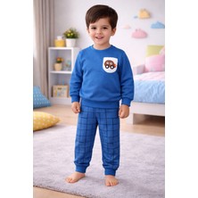 Renkli Diyar Erkek Çocuk2 Ip Şardonlu Takım Kışlık