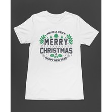 Bumeta Have A Very Merry Christmas Green Unisex Tişört T-Shirt