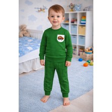 Renkli Diyar Erkek Çocuk2 Ip Şardonlu Takım Kışlık