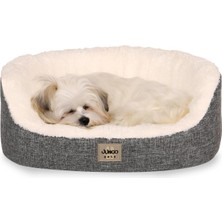 Feyza Design Sakinleştirici Beyaz Kedi ve Köpek Yatağı 45X50 Cm, Yüksek Konfor