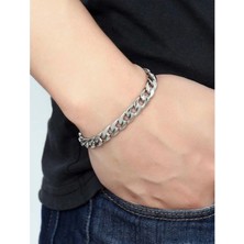 Kararmaz Çelik Gurmet Erkek Bileklik 3 mm