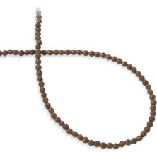 Hematit Doğal Taş Mat Kahverengi Faset Kesim 3mm Dizi