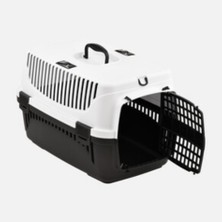 Feyza Design Dayanıklı Plastik Kedi Köpek Taşıma Çantası 50×34×33 Cm, Konforlu Seyahat