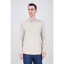 Paco Romano Erkek Uzun Kol Mint Yeşili Polo Yaka Tişört