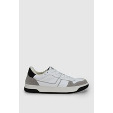 Lufian Jack Erkek Deri Sneaker Ayakkabı Beyaz
