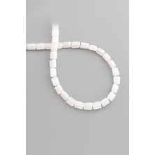 Beyaz Kuvars Doğal Taş Parlak Beyaz Yassı Dikdörtgen Kesim 6X8MM Dizi [aa]