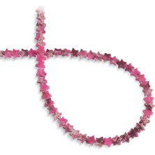 Varisit Doğal Taş Pembe Yıldız Kesim 6mm Dizi