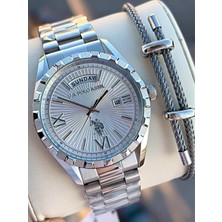 U.S. Polo Assn. U.s.polo Assn Çelik Kasa ve Kordon 2 Yıl Garantili 5 Atm Suya Dayanıklı Erkek Kol Saati E.PA1123-04