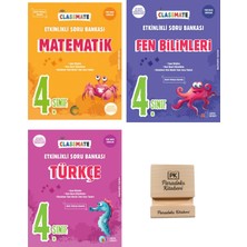 Okyanus Yayınları Okyanus 4. Sınıf Classmate Matematik Fen ve Türkçe Etkinlikli Soru Bankası 3lü Set + Telefon Standı