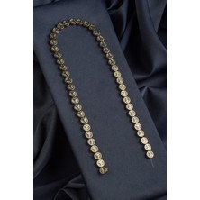 Hematit Doğal Taş Parlak Antik Sarı 6mm Dizi