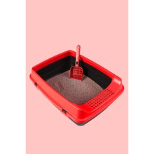 Feyza Design Kedi Açık Tuvalet ve Kürek Seti, Pratik ve Temiz Kullanım Için