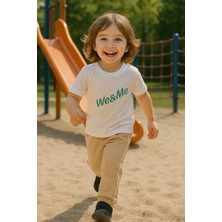 We&Me Fitilli Çocuk Alt Eşofman 3 Iplik Şardonlu