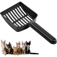 Feyza Design Pratik ve Temiz Kedi Kumu Eleme Küreği, Evcil Hayvan Bakım Aksesuarı