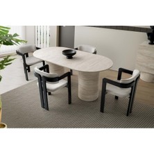 Kone Haus Modern Masa ve Sandalye Takımı MTK3400