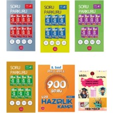 Newton Yayınları 8.sınıf Lgs Soru Parkuru Türkçe - Matematik - Fen Bilimleri - T.c Inkılap Tarihi Fasikül Set - 900 Soruda 1.dönem Tekrar Kitabı