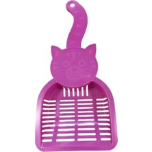 Feyza Design Kedi Figürlü Çocuk Bahçe Küreği, Renkli ve Eğlenceli Tasarım