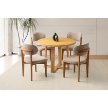 Kone Haus Modern Masa ve Sandalye Takımı MTK3454