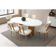 Kone Haus Modern Masa ve Sandalye Takımı MTK3403