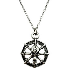 Korsan Dümeni Denizci Temalı Unisex Kolye – Özgürlük, Macera ve Deniz Ruhu Tasarımı