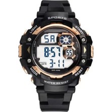 Spectrum Premium Silikon Kordon Su Geçirmez Genç-Yetişkin Dijital Kol Saati 336G