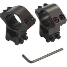 Hopinip -25.4mm Dürbün Için 11MM Yüksek Havalı  / Av Tüfeği Ayağı ( Lisinya )