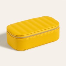 Zsa Zsa Zsu Meılın Pvc Takı Kutusu 18.3x10x5,5 Cm Sarı
