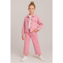 Gigi Giyim Taş Detaylı 3'lü Kız Çocuk Takım