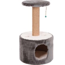 Feyza Design Şık Silindir Kedi Evi, Modern ve Konforlu Tasarım