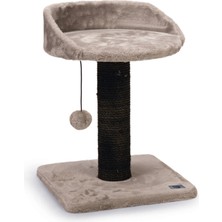 Feyza Design Gri Tırmala Tahtası ve Yatağı Seti 35X35X50, Şık ve Kullanışlı Tasarım