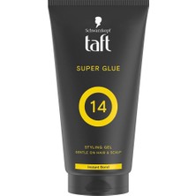 Taft Saç Jölesi Super Glue 14 Styling Gel, Ultra Güçlü Tutuş, Instant Bond, 150 ml