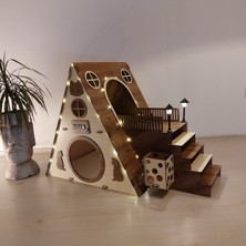 Feyza Design Sevimli Tavşanlar Için Renkli ve Konforlu Oyun Evi